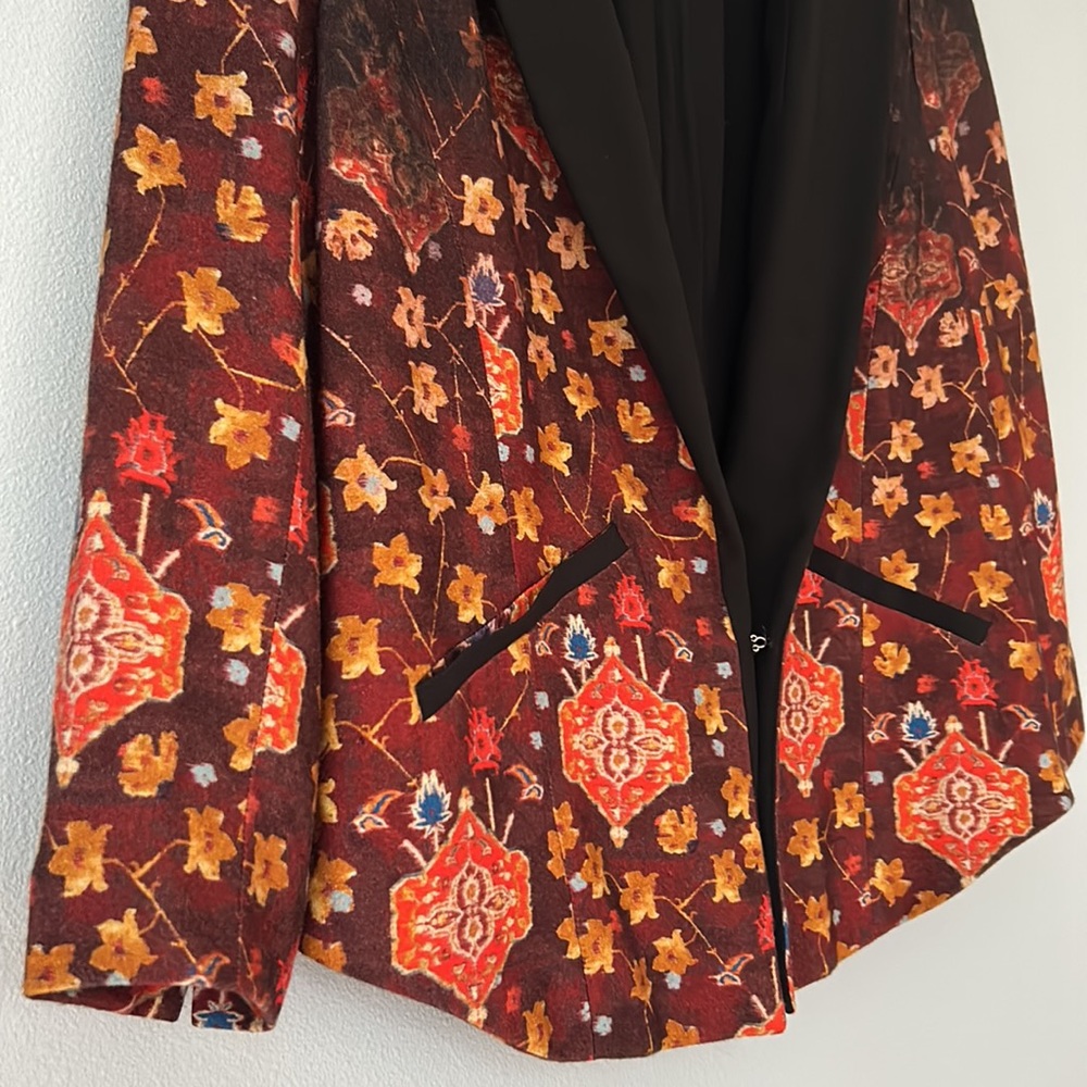 Anthropologie • Cartonnier Telluride Three Quarter Sleeves Ombré Blazer Size 6P - Picture 8 of 17